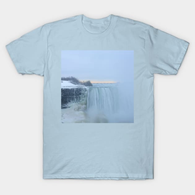 Niagara Falls in Winter T-Shirt by Christine aka stine1